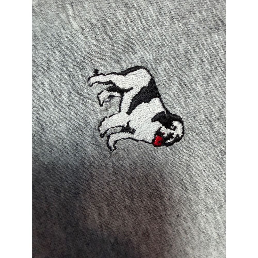 Vintage Big Dogs Santa Barbara Embroidered Logo T-Shirt Heather Gray Mens L - Picture 4 of 8